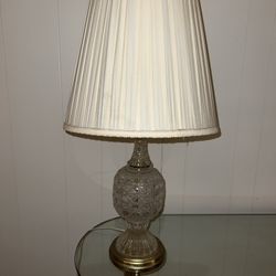 Vintage Crystal Table Lamp
