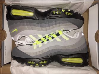 Nike Air Max 95 OG Black/Neon Yellow/Cool Grey | Size 12 (Authentic)