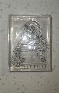 Santa Claus Clear Rubber Stamp