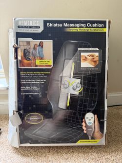 HoMedics Shiatsu Massage Cushion. Box is beat up see pics