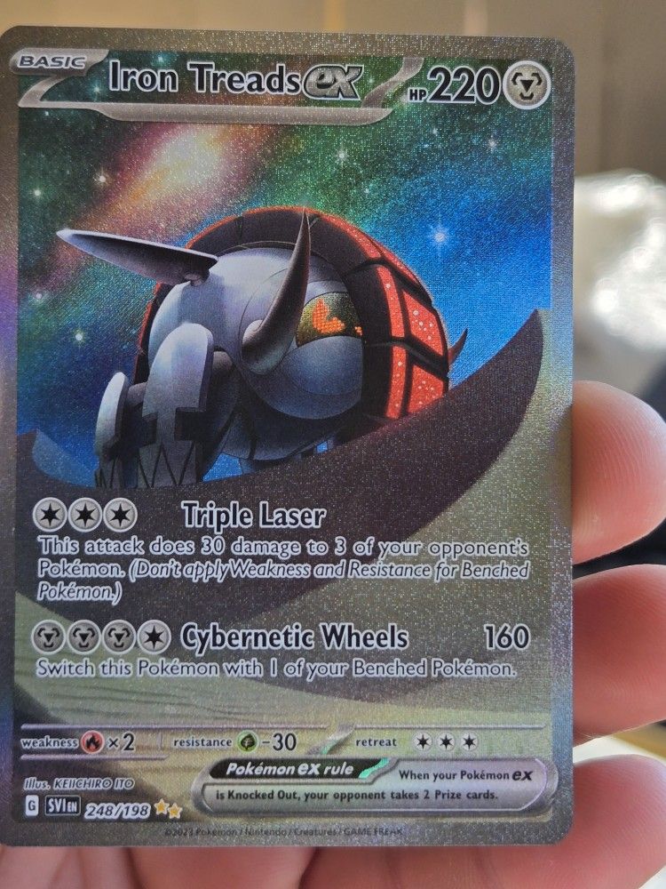 Iron Treads Ex Pokémon Card 