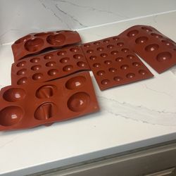5 Pack Sphere Silicone Mold 