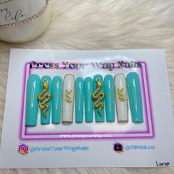 Press On Nails Snake Bling Chain