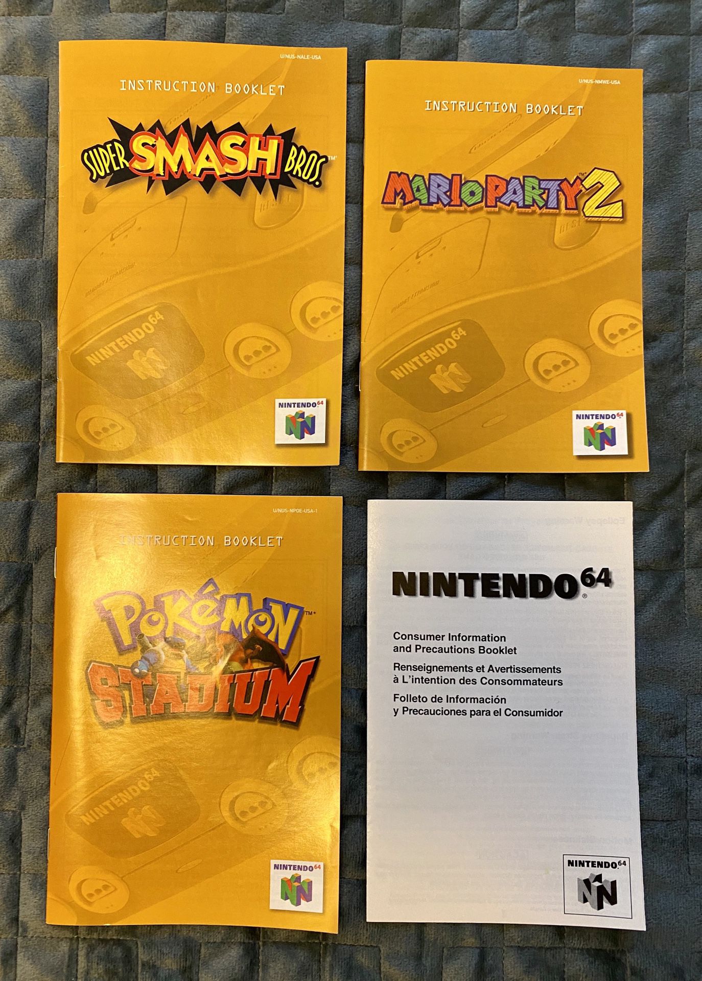 Nintendo 64 Instruction Manuals