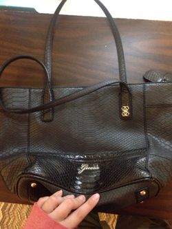 Black guess bag