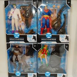 McFarlane Toys Batman: The Dark Knight Returns Full Set Of 4 Build-a-figure Action Figures, Brand New, Unopened, Still Factory Sealed