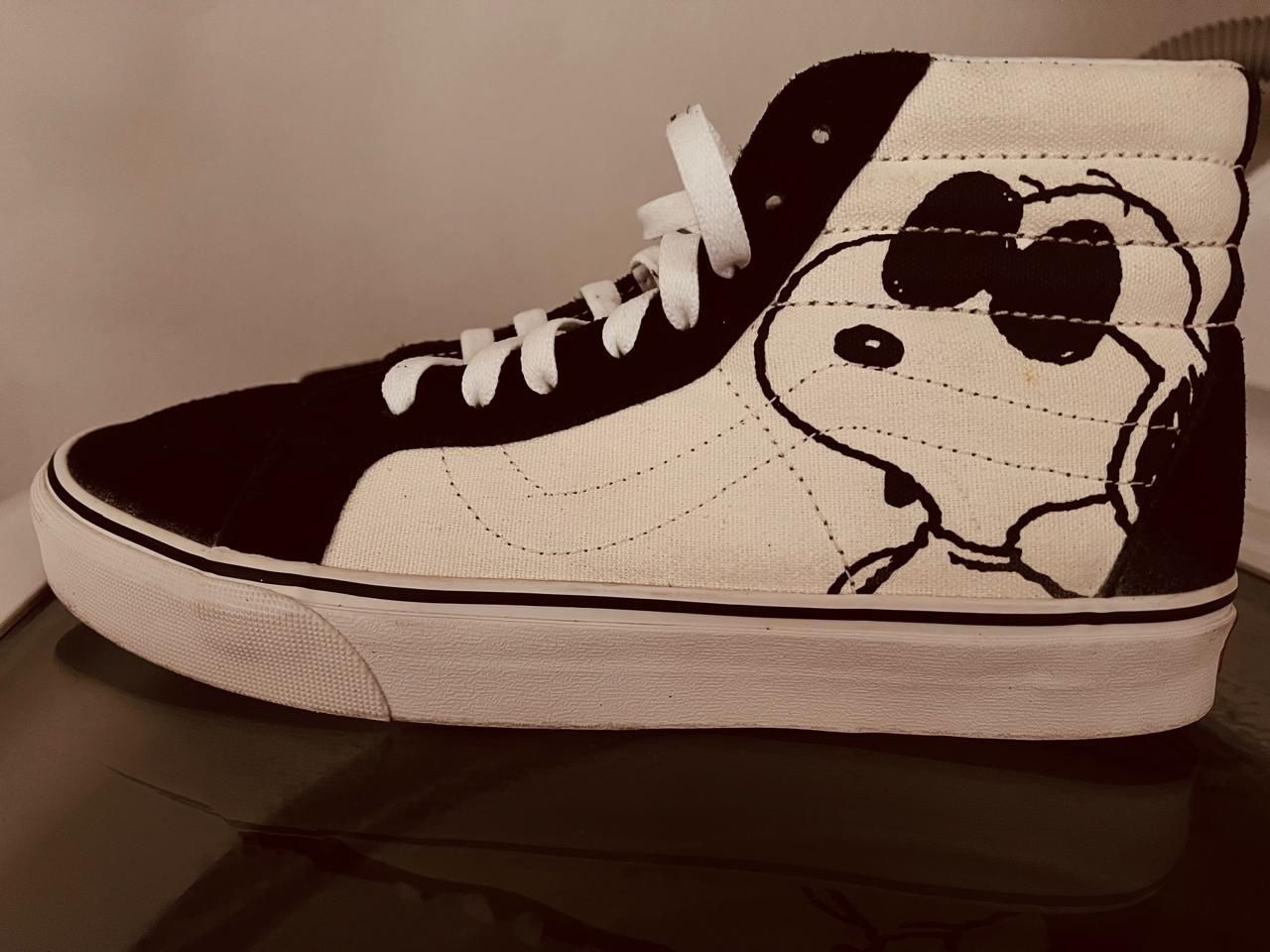high top vans sk8 snoopy
