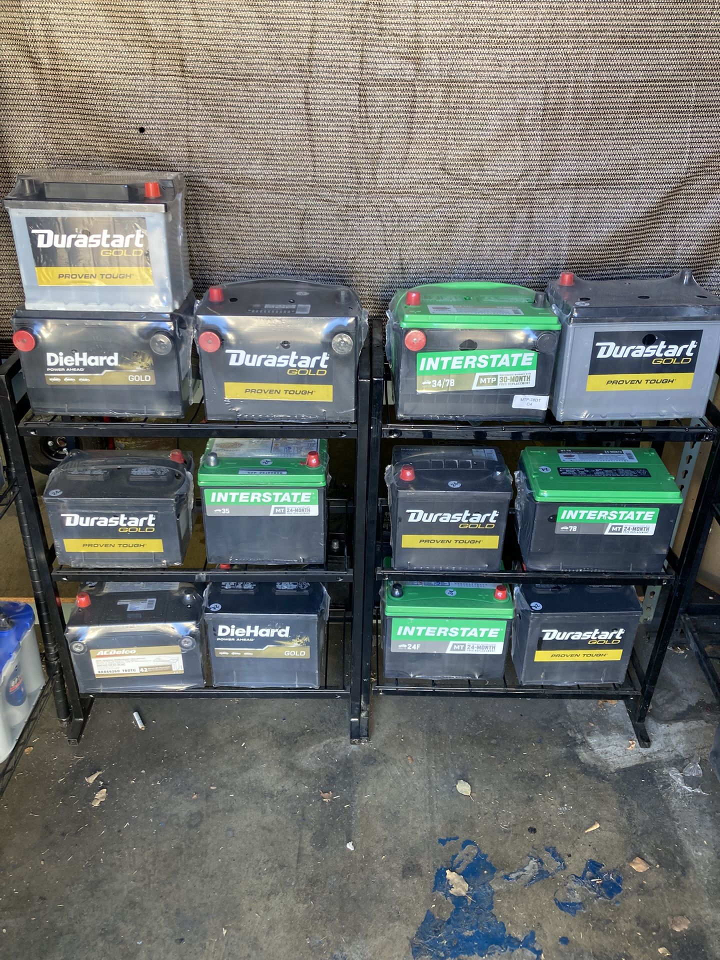 Car batteries