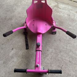Pink Go Kart Hoverboard Attachment 