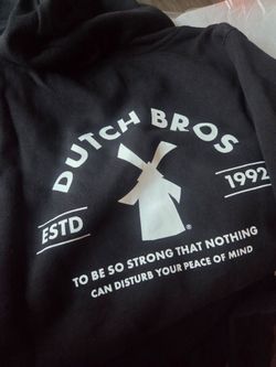 Dutch bros hoodie size small