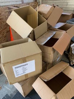 Free Boxes. First Come First Serve