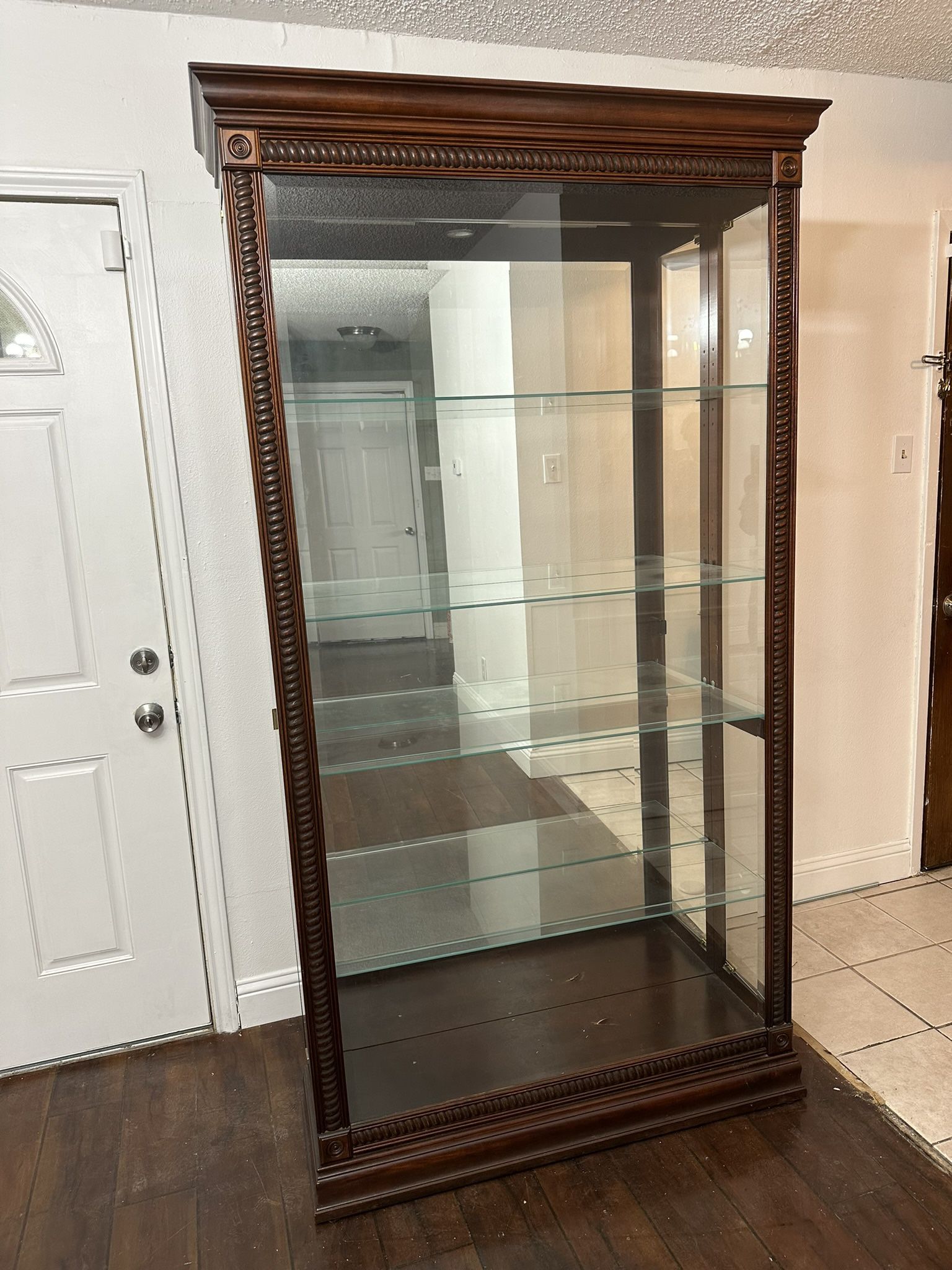 Glass Shelf - Glass Curio Cabinet Needs A New Home