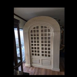 Spanish Style Cabinet Display Case Bookcase Oak - Make Offer!
