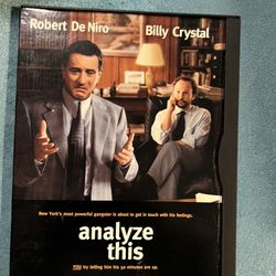 DVD used product no issues analyze this movie starring Robert De Niro