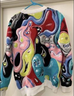 Dior X Kenny Scharf Multicolored Sweater Size Large