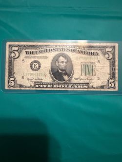 1950 $5 bill