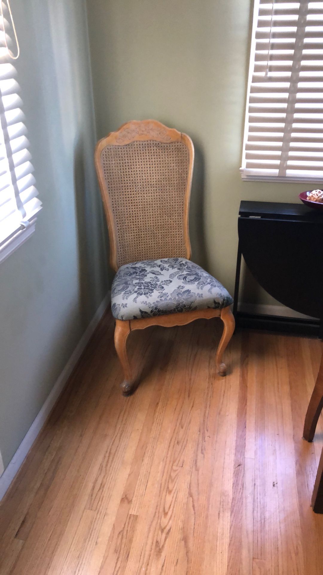 Oak Cane Back Chair