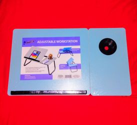 NEW portable adjustable workstation for laptop, phone & tablet