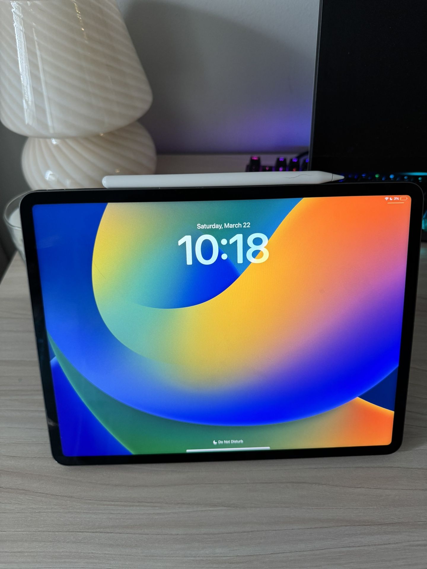 IPAD PRO 12.9 256GB W/ APPLE PENCIL AND CASE