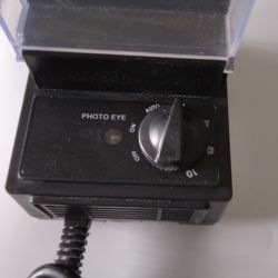 Malibu low voltage landscape lighting transformer with a photocell sensor and timer