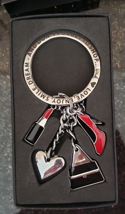 NEW Shopping theme Key Ring