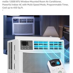 A/C Unit 12,000 BTU With Remote Control 