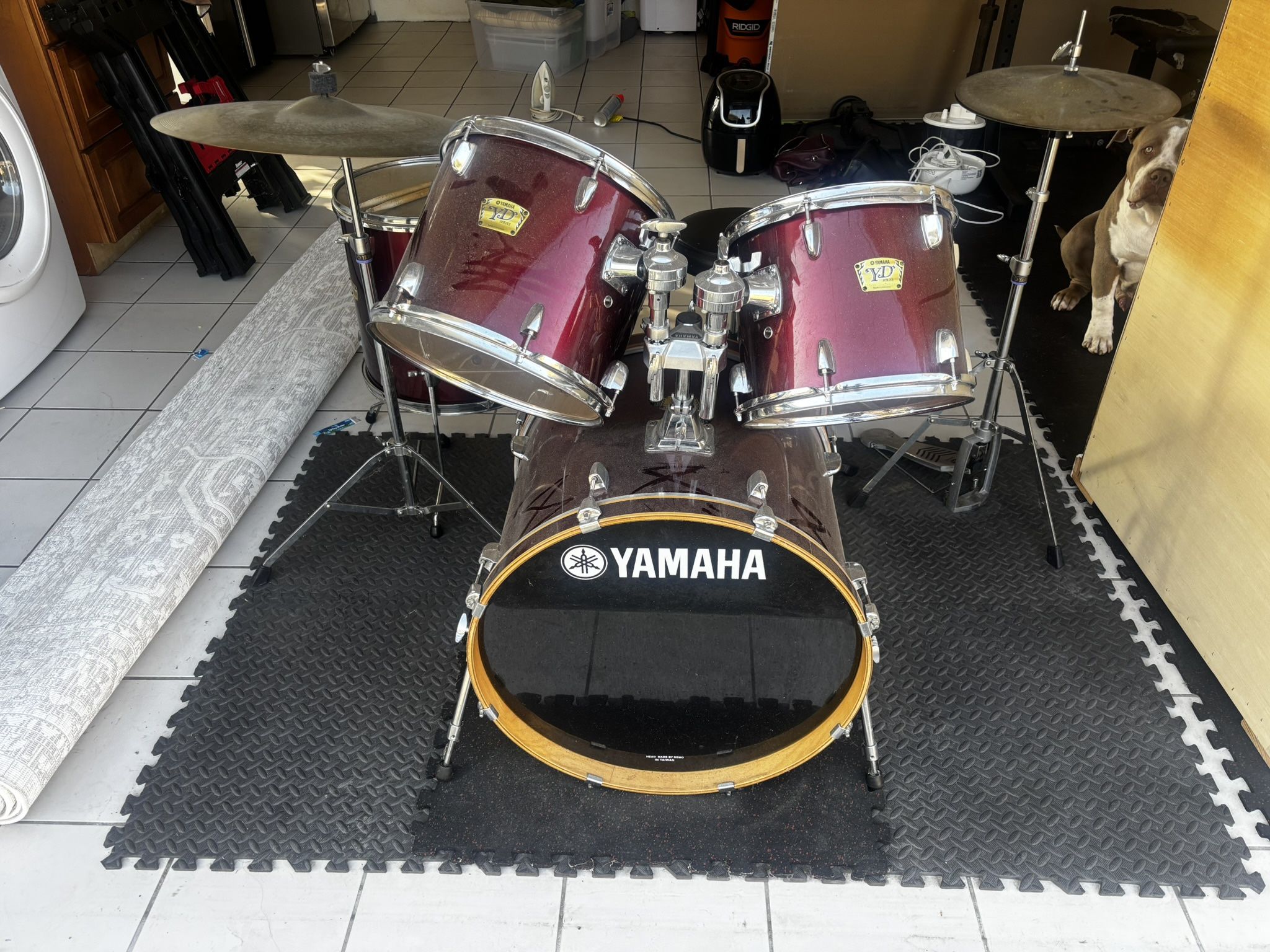 Yamaha Complete Drum Set Used
