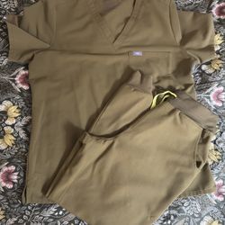 Figs scrub Olive Green