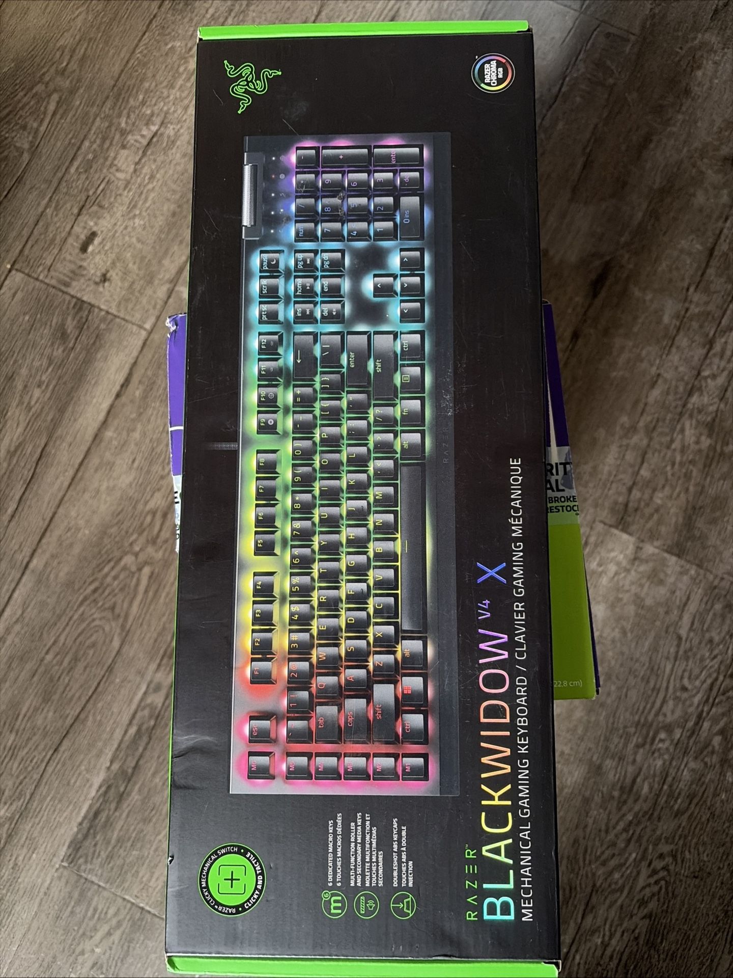 Razor Black widow V4 X Keyboard