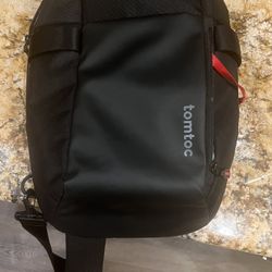 tomtoc EDC crossbody laptop sling bag