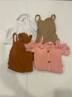 Baby girl onesie bundle 6 month