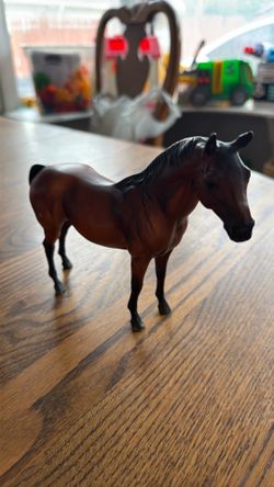 Breyer Horse Figurine Bay Coat Color with Black Points & Detailed Molded Mane