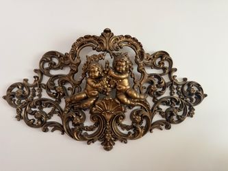Vintage Cherub Wall Plaque
