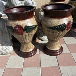 New Flower Pots Made Out Of Clay 