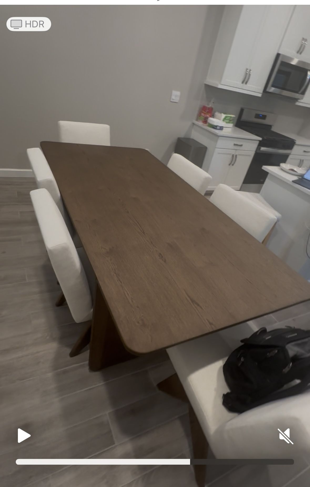 Arhaus 84” Brand New Dining Table ( Chairs Not Included)