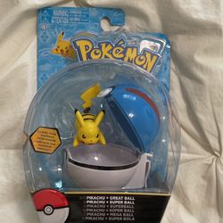 Poke ball With Pickachu