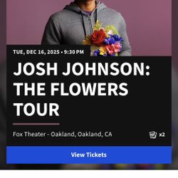 Josh Johnson The Flowers Tour Comedy Show