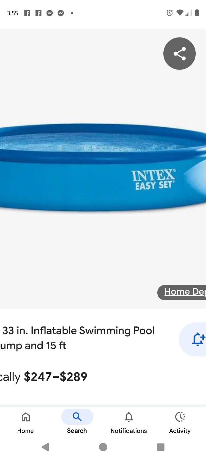 15×33 Swimming Pool Brand New In Box Never Opened