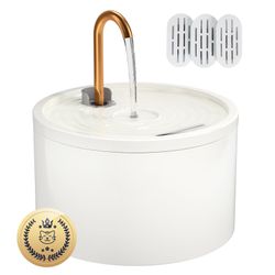 MISFANS Ceramic Cat Water Fountain