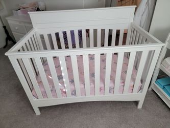 White Baby Crib