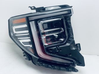 2023-2026 GMC SIERRA 1500 RIGHT PASSENGER SIDE HEADLIGHT FULL LED OEM CHROME