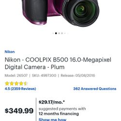 Nikon Coolpix B500