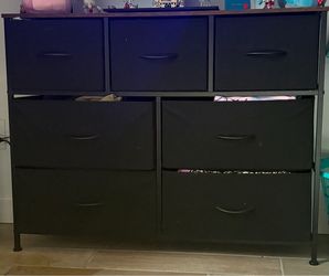 Black Long Dresser