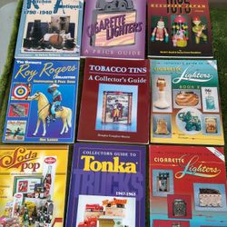 Books On Collectible /Antiques Fathers Day, Mancave $10 each Retro, Vintage