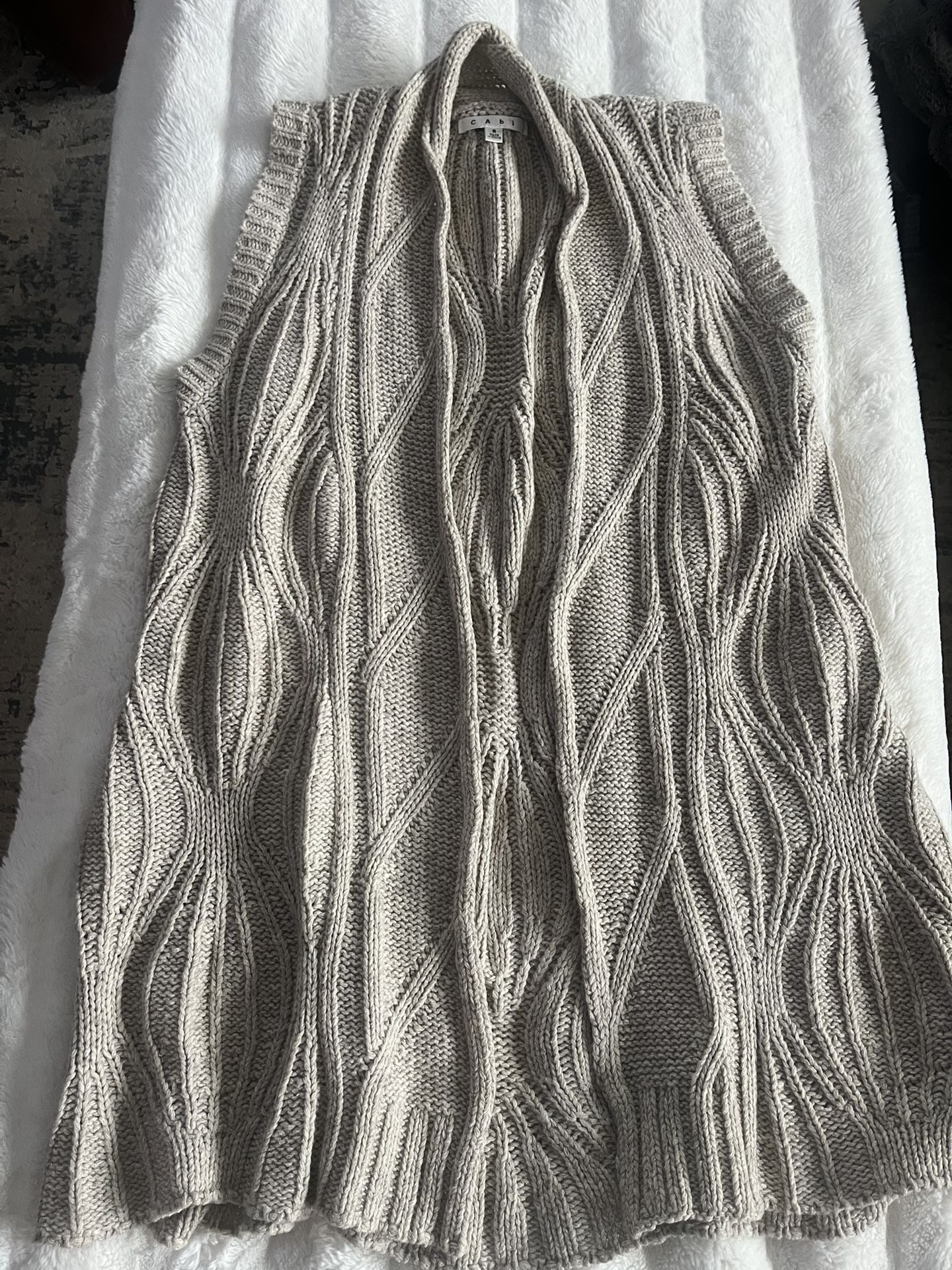 CABI Women’s small Long sweater vest
