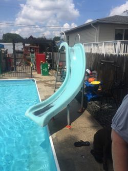 Inground Pool Slide In Excellent Condition For Sale In Cranston Ri Offerup