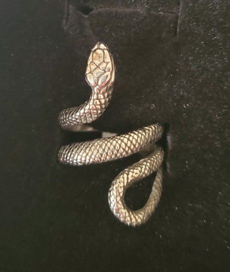 Stainless Steel Snake Ring Size 10