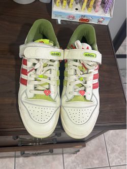 Adidas Forum Low x The Grinch "Cream White/Solar Slime" - Size [Insert Size Here]