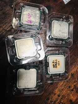 Old CPUs Intel Processor Chip
