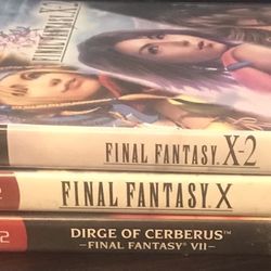 PS2 Final Fantasy Games 
